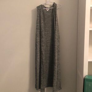 LulaRoe long sleeveless cardigan